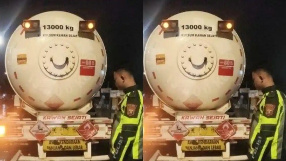 Bripda Fajri Nangis Datangi TKP Kecelakaan, Ayahnya Talimin Tewas Terlindas Truk, Sadar Lihat Dompet