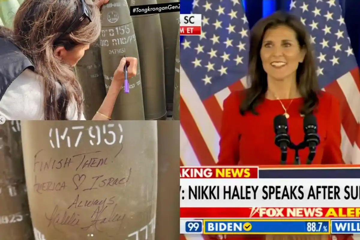 Heboh, Tulisan Politikus Amerika Nikki Haley Sebut Habisi Mereka di Peluru Israel, Akunnya Diserbu