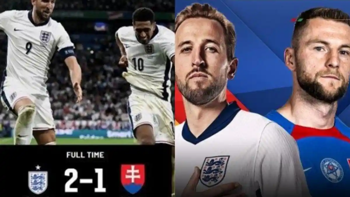 Hasil Pertandingan Inggris vs Slovakia, Gol Dramatis Bellingham pada Menit Krusial, Mampu Unggul 2-1