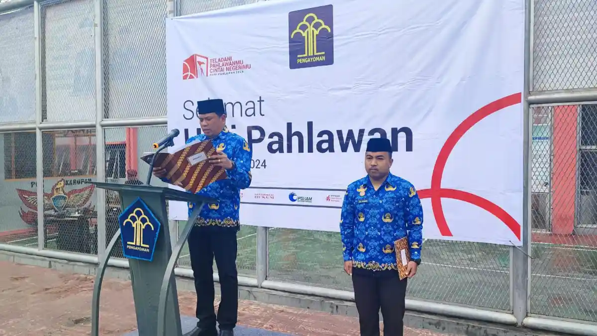 Khidmat, Rutan Kabanjahe Peringati Hari Pahlawan 2024 dengan Semangat Kepahlawanan