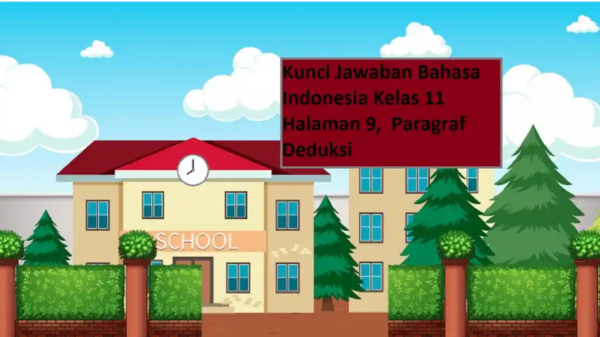 Kunci Jawaban Bahasa Indonesia Kelas 11 Halaman 9,  Paragraf Deduksi