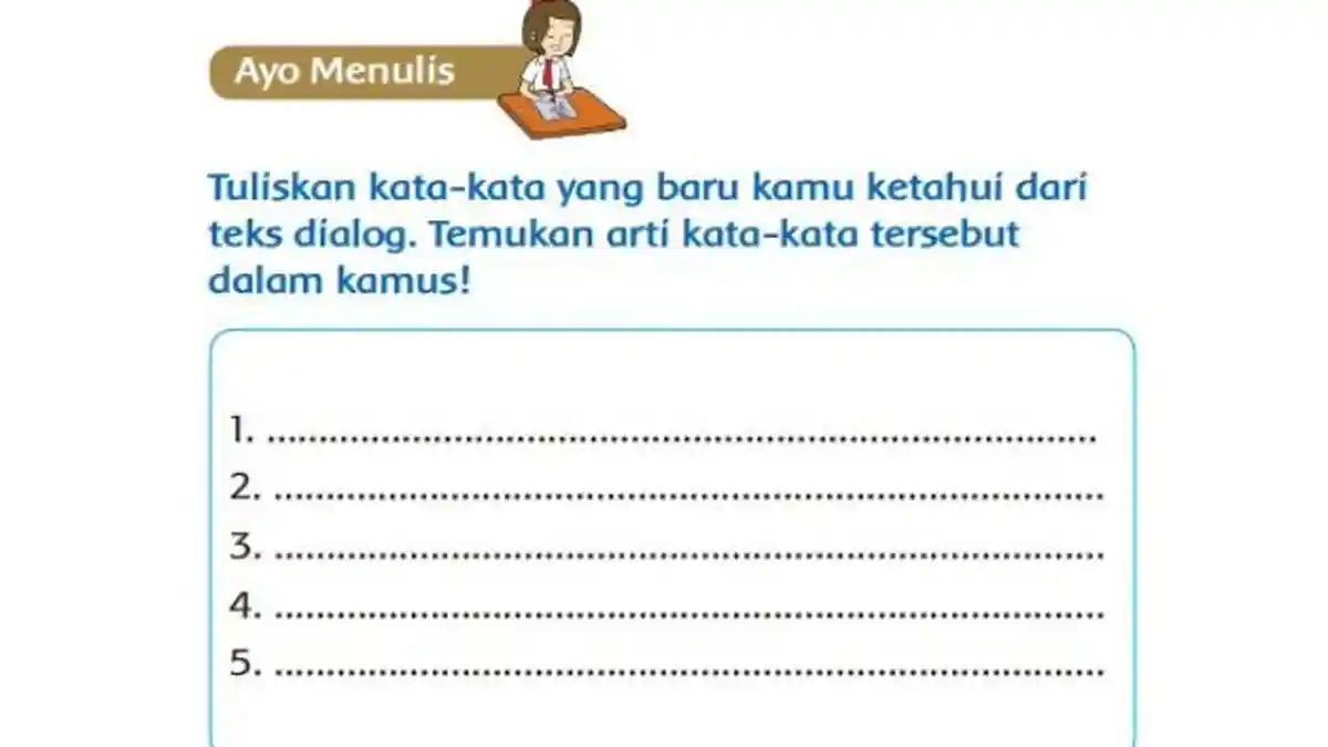 Kunci Jawaban Tema 1 Kelas 3 Halaman 175 Subtema 4 Pembelajaran 5