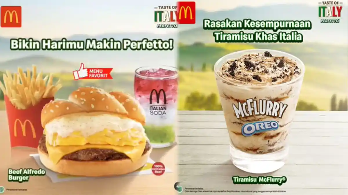PROMO McD Hari Ini 28 November 2021, Bonus Gajian Diskon 20% hingga Beef Alfredo Burger