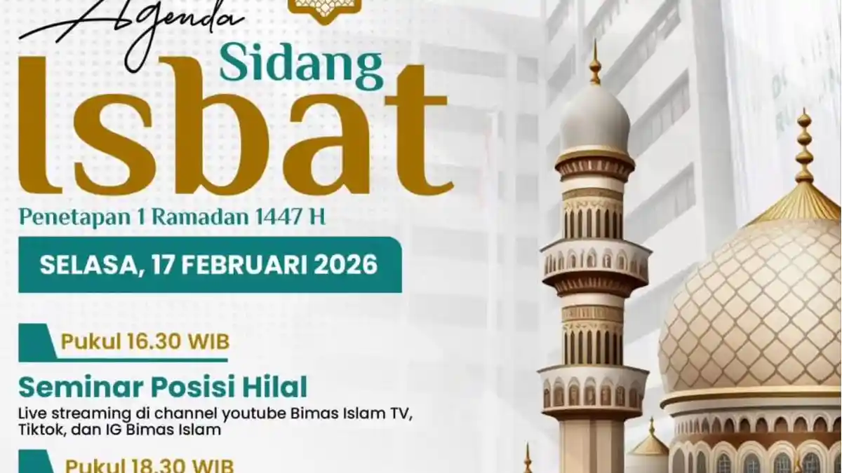 LIVE Hasil Sidang Isbat Penetapan 1 Ramadhan 2026, Cek di Sini Jadwal Resmi dari Kemenag