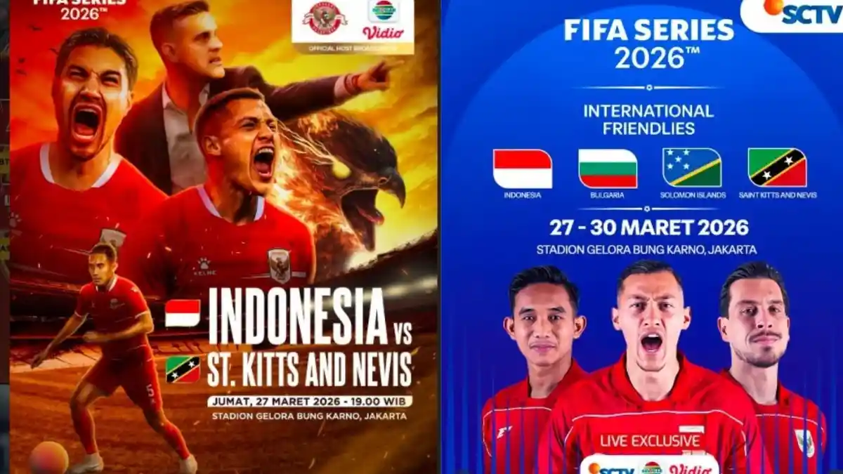 LIVE Gratis Indosiar! LINK TV Online Live Streaming Timnas Indonesia vs Saint Kitts dan Nevis