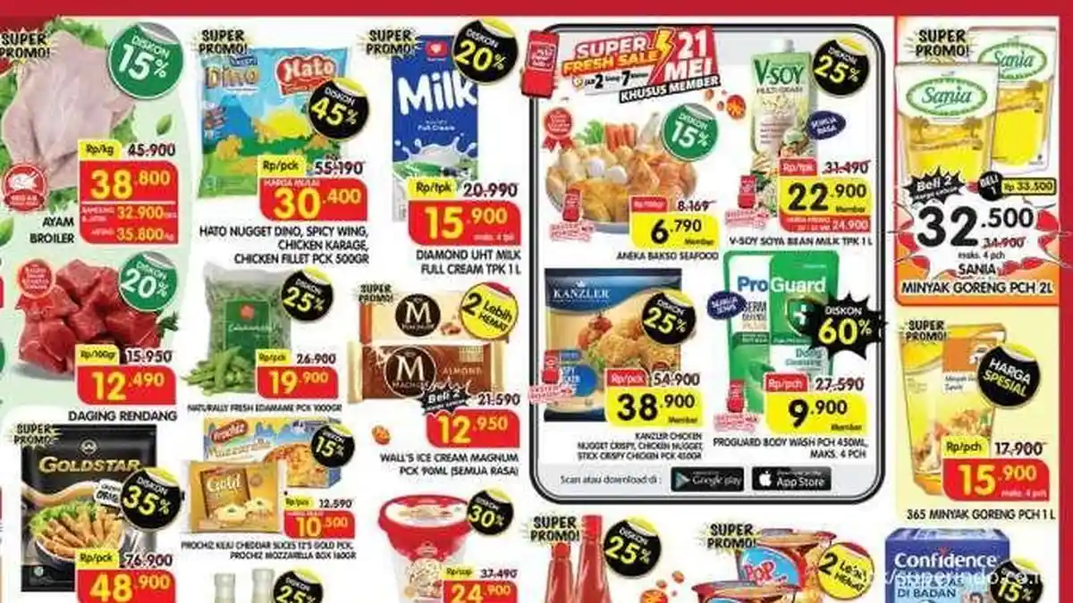 Promo Superindo Hari Ini, Ada Produk Super Fresh Sale Berlaku 20-23 Mei 2024, Berikut Daftarnya