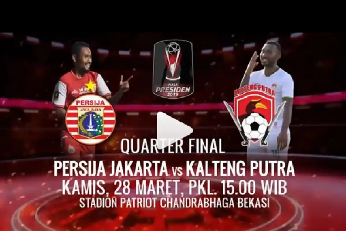 Update Pertandingan Persija Jakarta Vs Kalteng Putra 1-1, Lanjut Adu Penalti