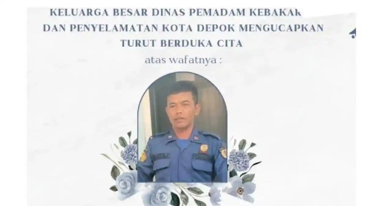 KISAH Martinius Panjaitan, Sempat Sesak Napas, Petugas Damkar Depok Tewas usai Padamkan Kebakaran