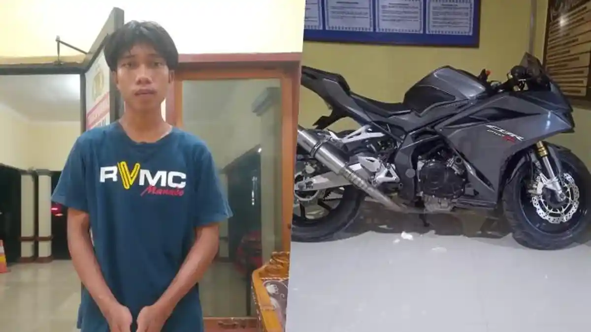 Identitas Pengendara Honda CBR yang Tabrak Polisi Sedang Razia di Bolmong Sulawesi Utara