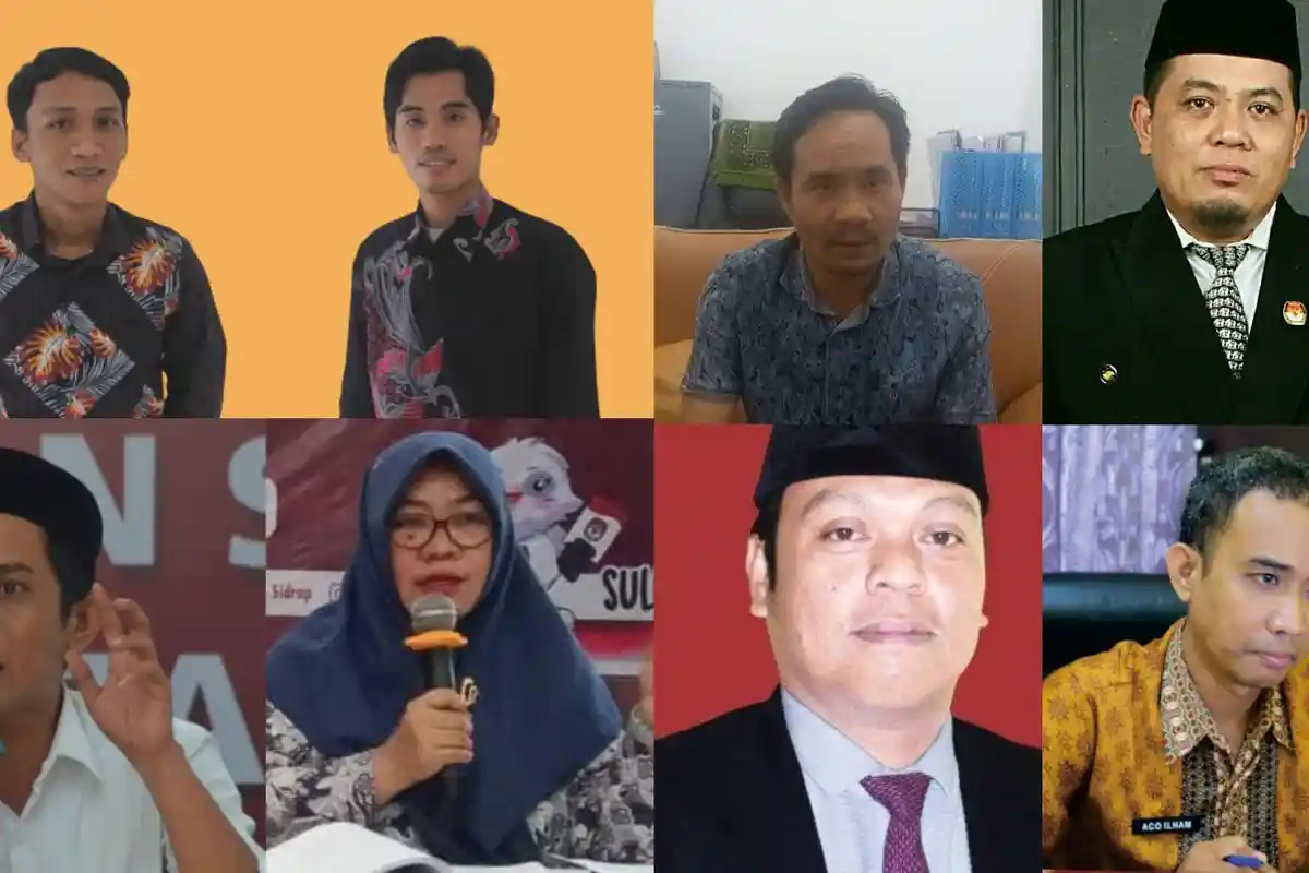 Tersisa 8 Petahana dan 2 PAW, Timsel Umumkan 70 Calon Anggota KPU 7 Kabupaten / Kota di Sulsel