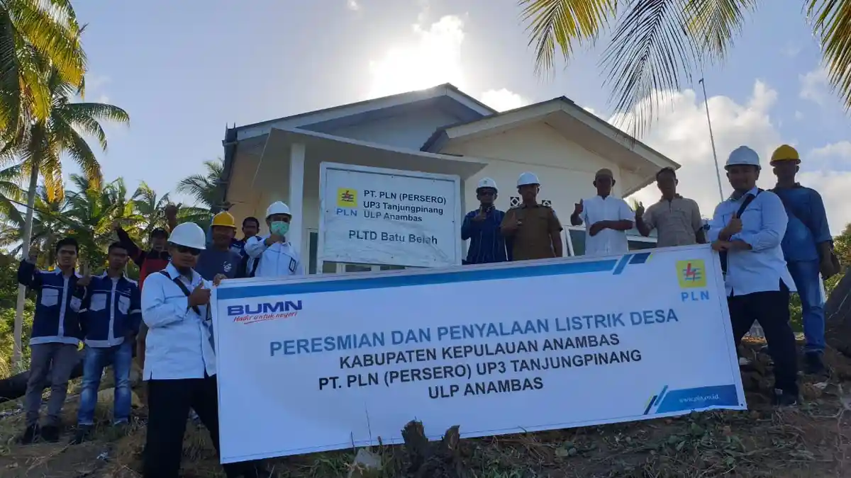 KABAR GEMBIRA! Listrik di Desa Batu Belah Siantan Timur Anambas Kini Menyala 14 Jam