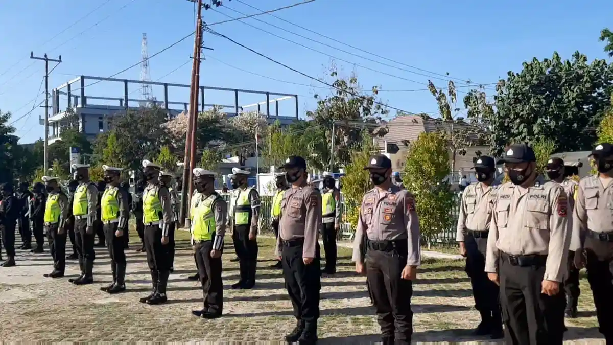Pilkada Sumba Timur - Polres dan Kodim 1601  Sumba Timur Gelar Apel Siaga, Simak INFO