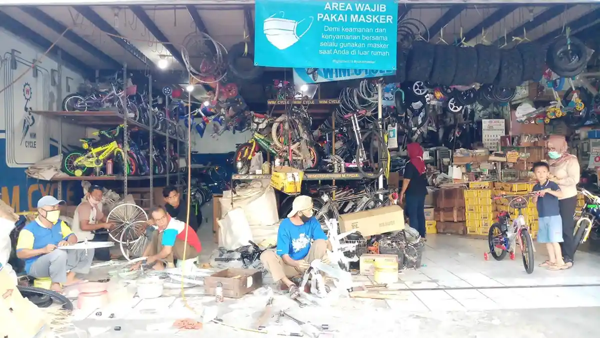Harga Sepeda Masih Tinggi, Penjual Tak Berani Stok