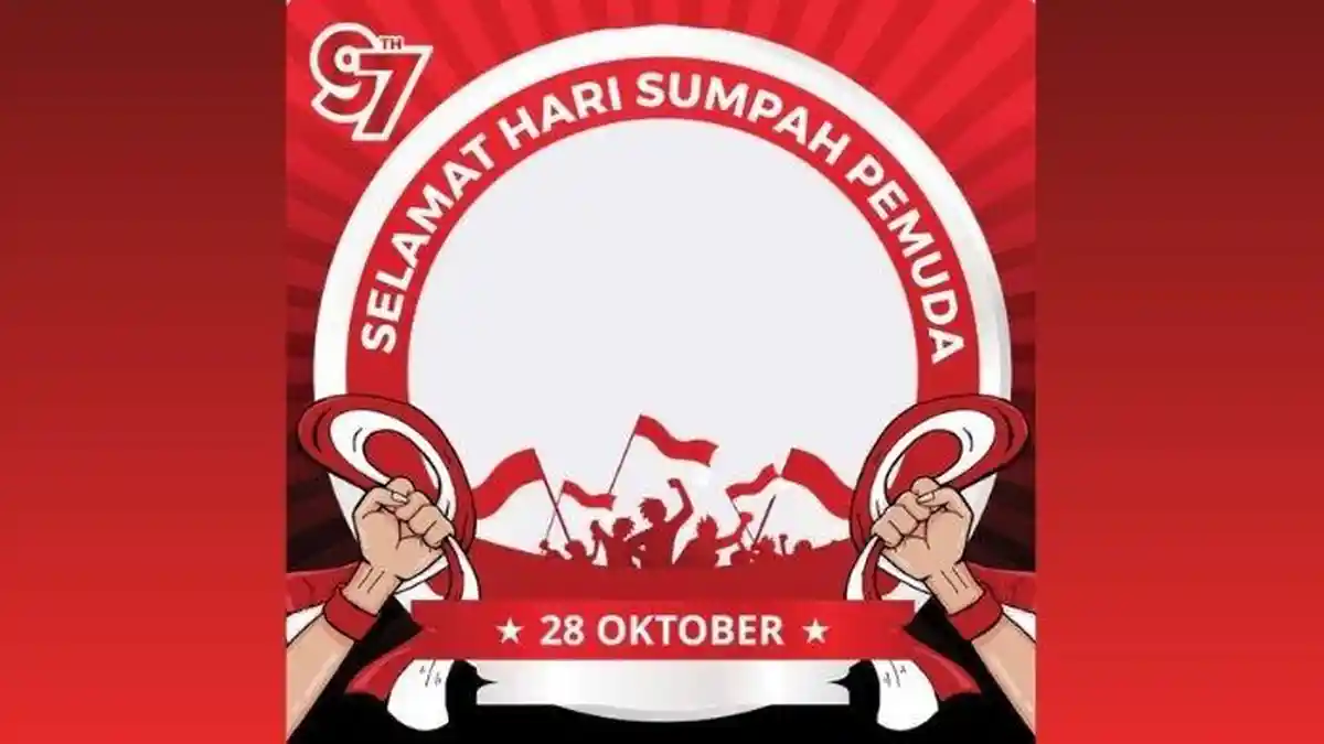 Kumpulan Link Twibbon Hari Sumpah Pemuda 2025, Unggah ke Medsos Tanpa Ribet