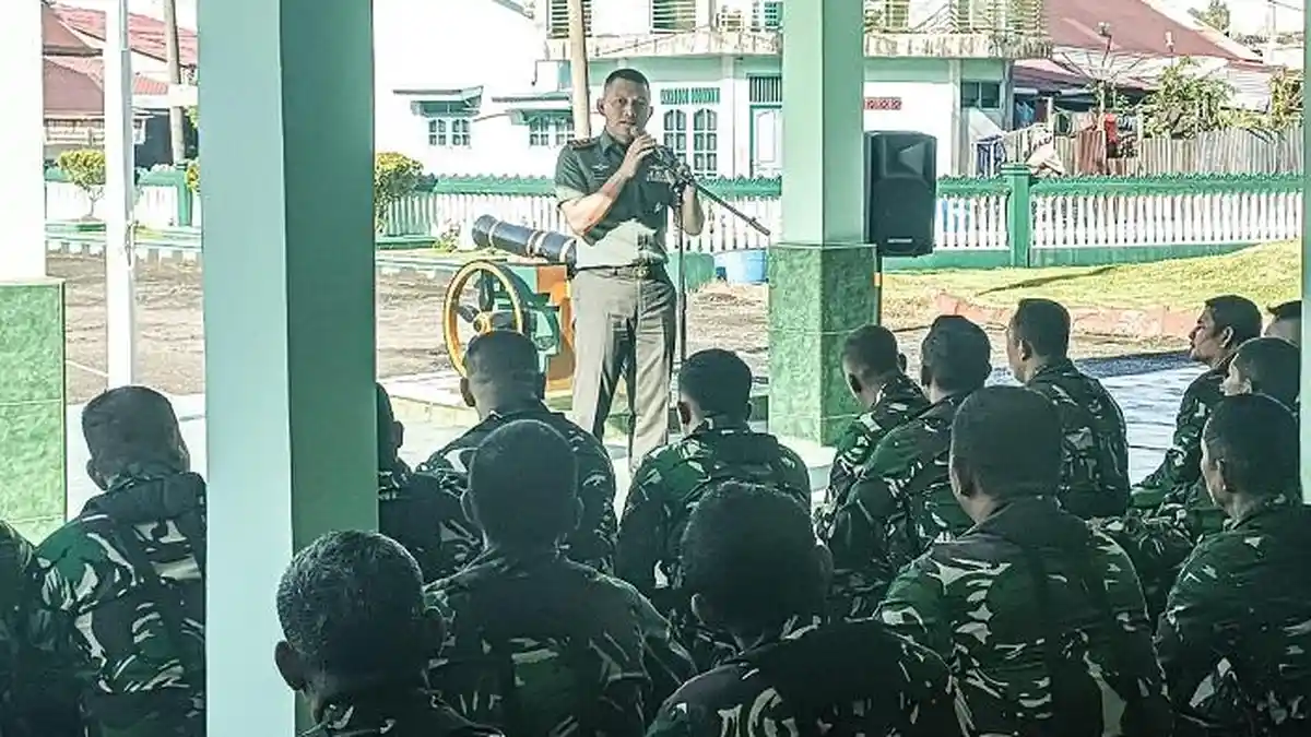 Dandim Aceh Selatan Beri Arahan Kepada Prajurit, Tekankan Ketahanan Pangan dan Netralitas Pilkada