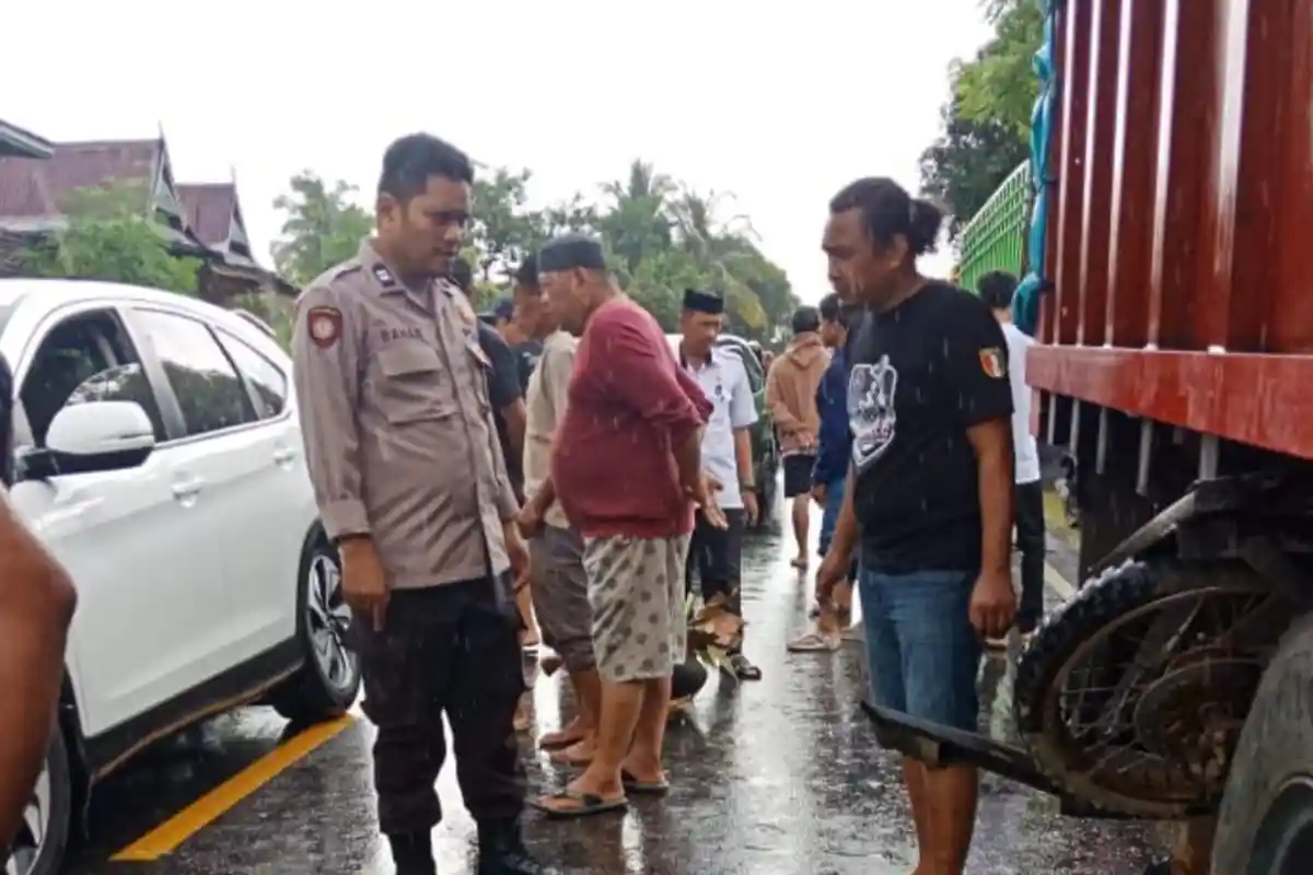 Laka Lantas Tunggal Pengendara Motor Taxi di Bone Meninggal, Kerugian Ditaksir Rp5 Juta