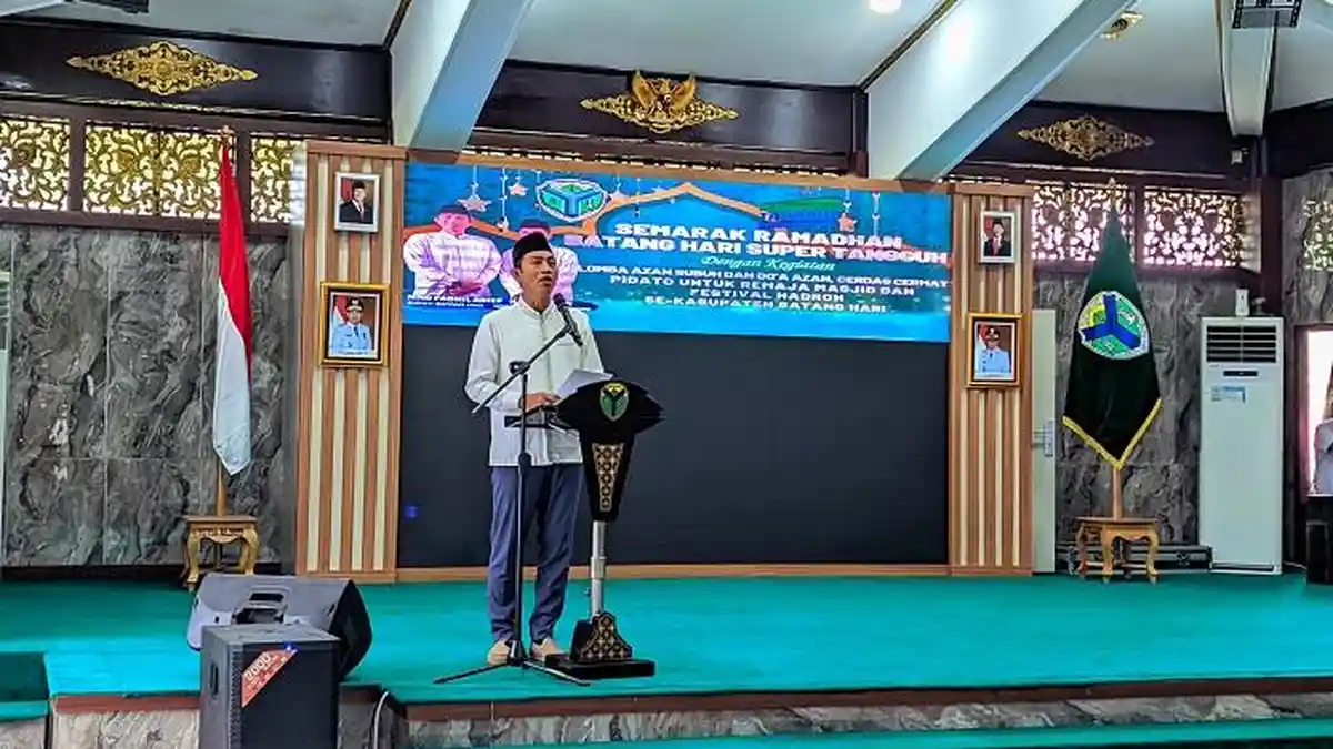 Semarak Ramadan di Batanghari, Pejabat OPD Ikut Lomba Azan dan Cerdas Cermat