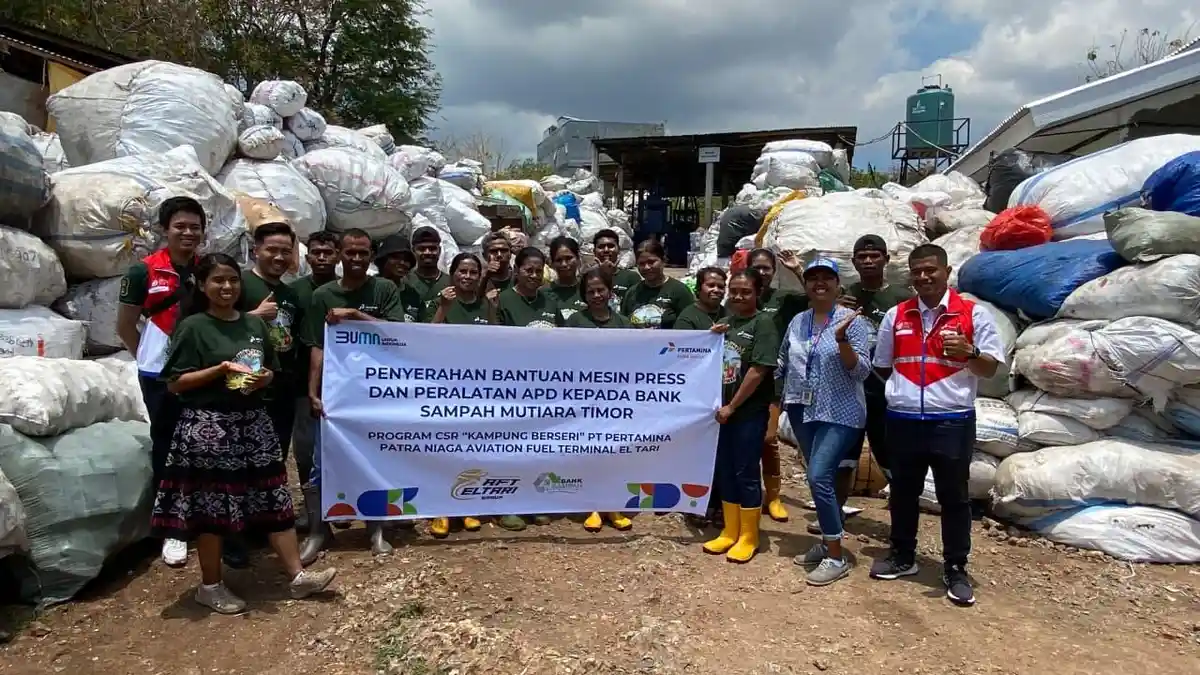 Pertamina Patra Niaga Luncurkan Program Kampung Berseri di Kupang, Usung Ekonomi Sirkular