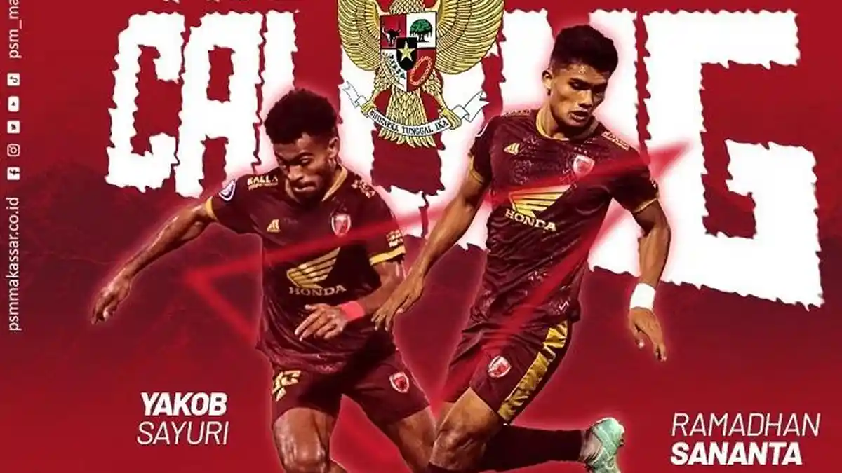 Pesan Bos PSM Makassar ke Ramadhan Sananta dan Yakob Sayuri yang Dipanggil Perkuat Timnas