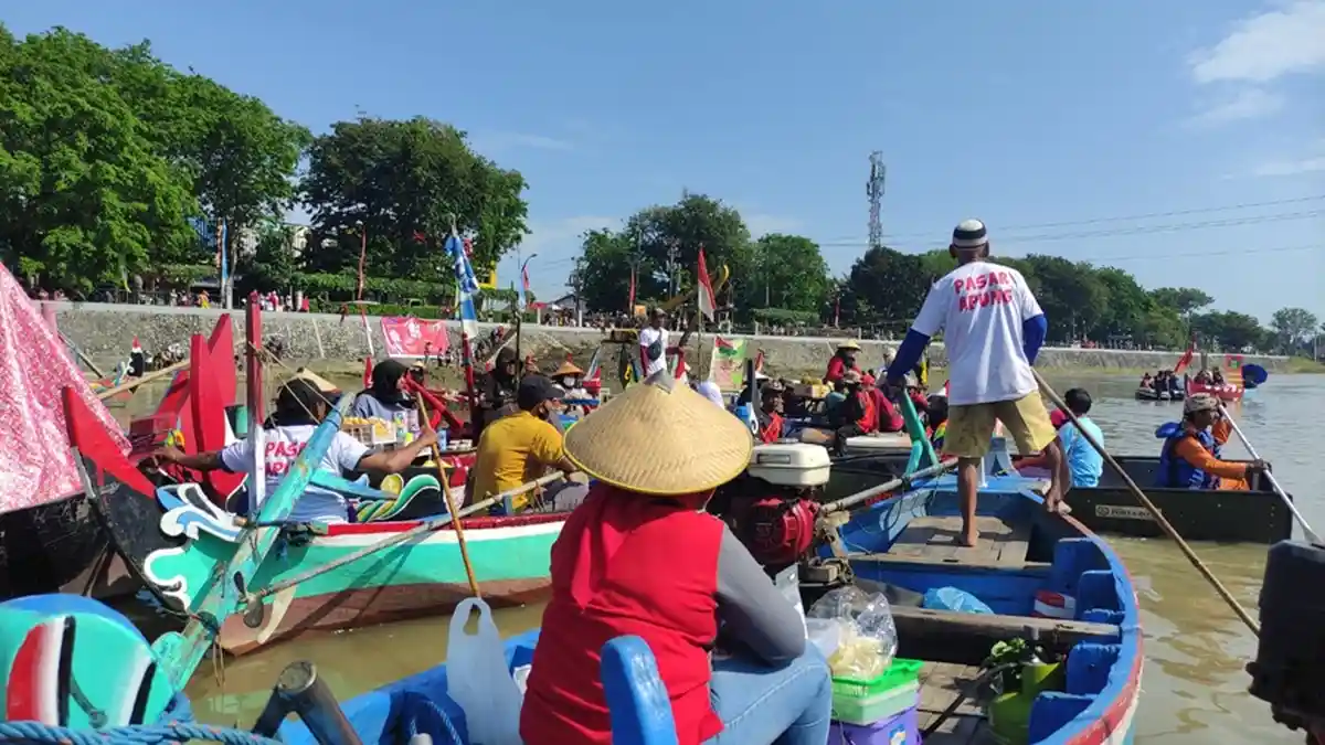 Apa Kabar Pasar Apung Kota Semarang? Baru Digelar Dua Kali Kok Sudah Mandek