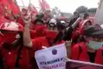 Bendera Dibakar, Kader PDI Perjuangan Gelar Aksi Demonstrasi