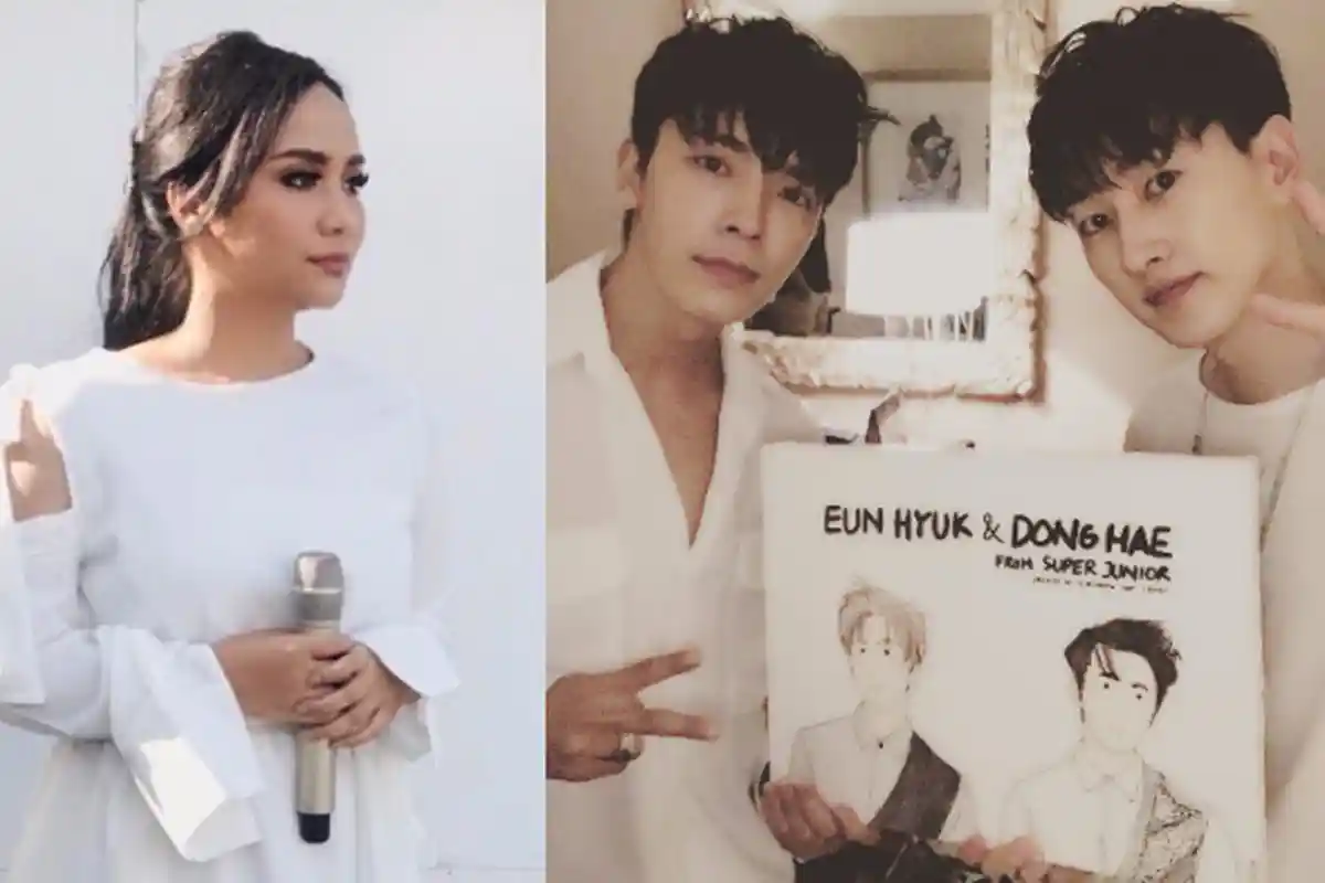 Bikin Iri! Gita Gutawa Pamer Makan Malam Bersama Donghae dan Eunhyuk Super Junior