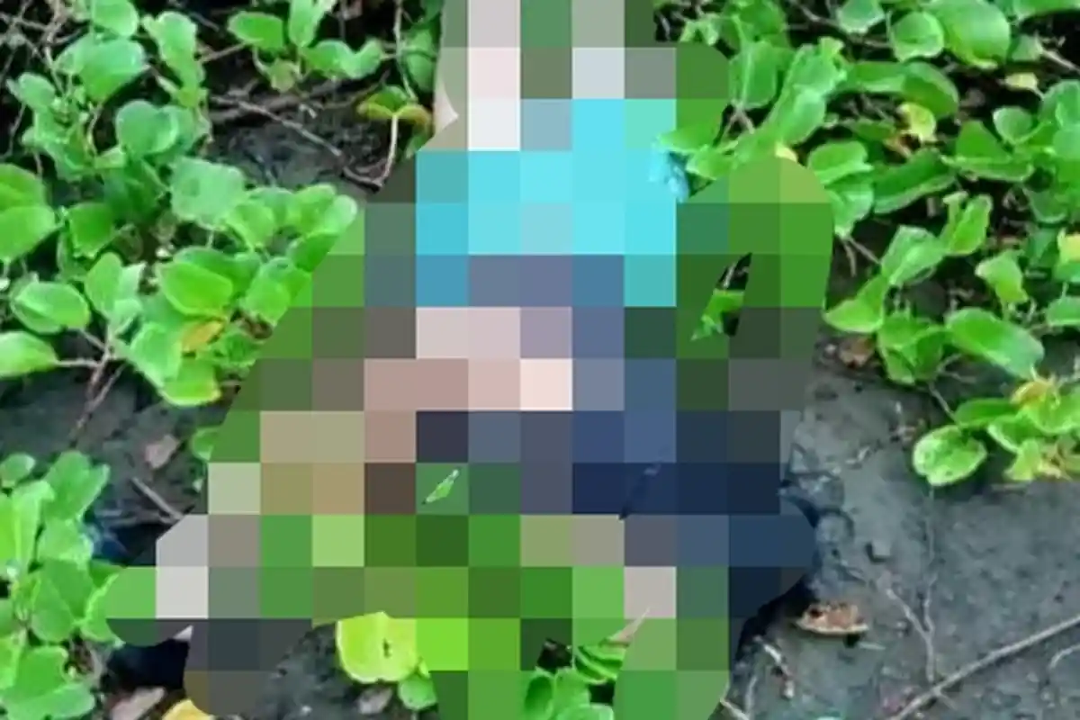 Wanita Paruh Baya dì Halmahera Utara Ditemukan Tewas di Tepi Pantai, Dia Tersungkur ke dalam Pasir