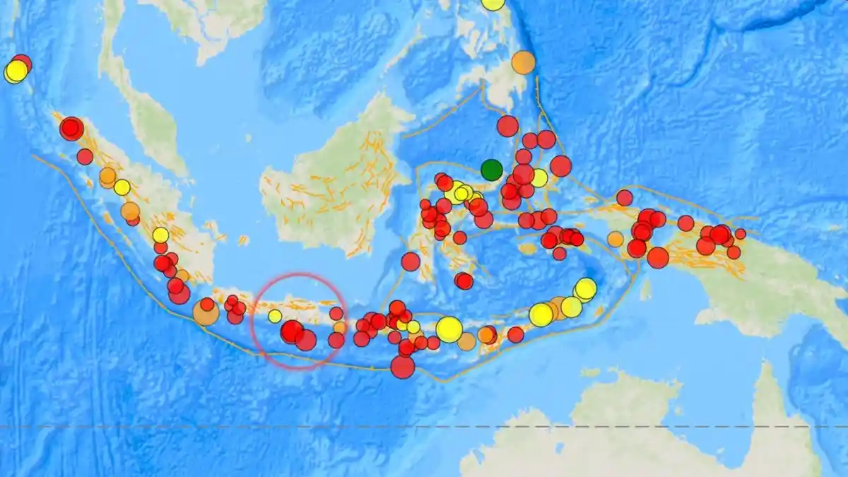 UPDATE 11 Gempa Bumi Terjadi Minggu 20 Agustus 2023, Ada Gempa di Sukabumi hingga Gempa Lombok