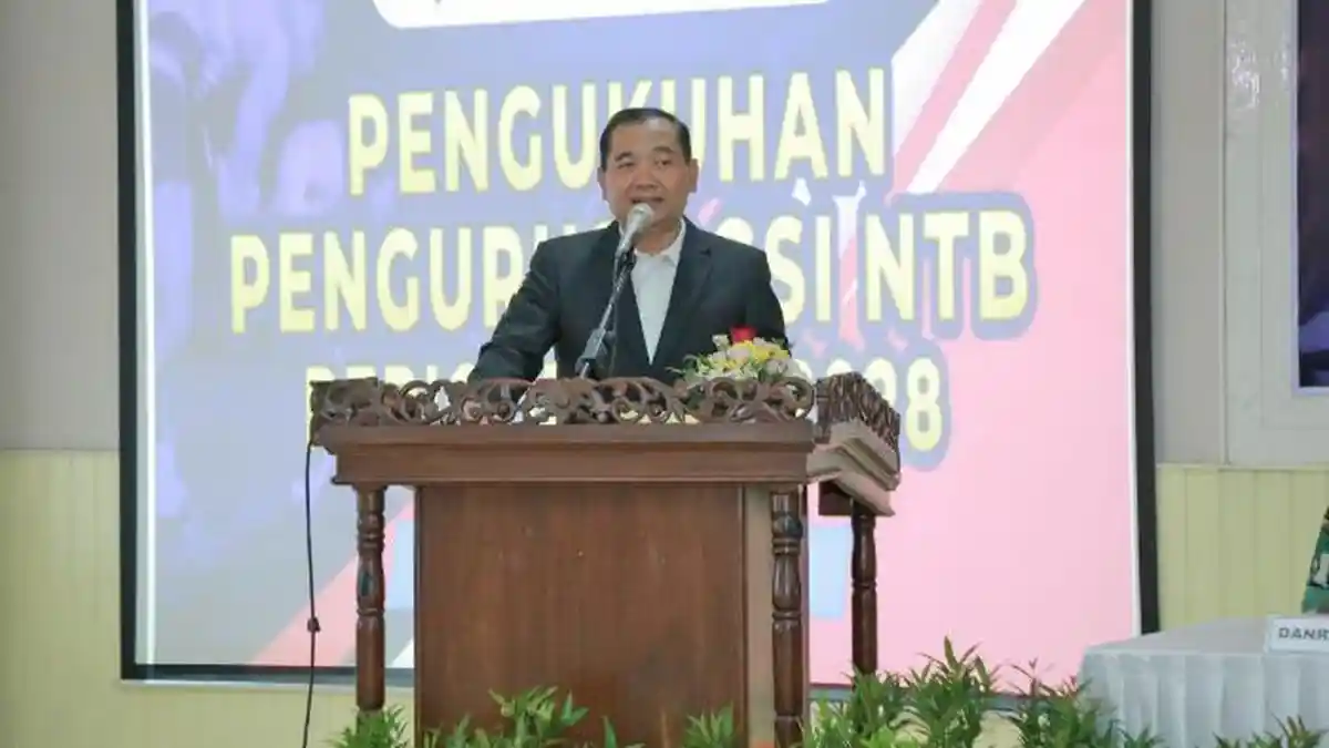 PP PGSI Lantik Kapolda NTB Irjen Umar Faroq Jadi Ketua Pengprov Gulat NTB