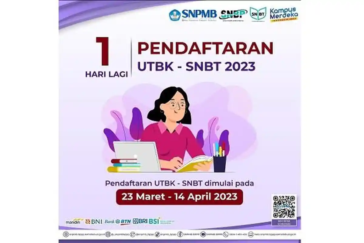 Pendaftaran UTBK SNBT Dibuka Besok, Login portal-snpmb.bppp.kemdikbud.go.id