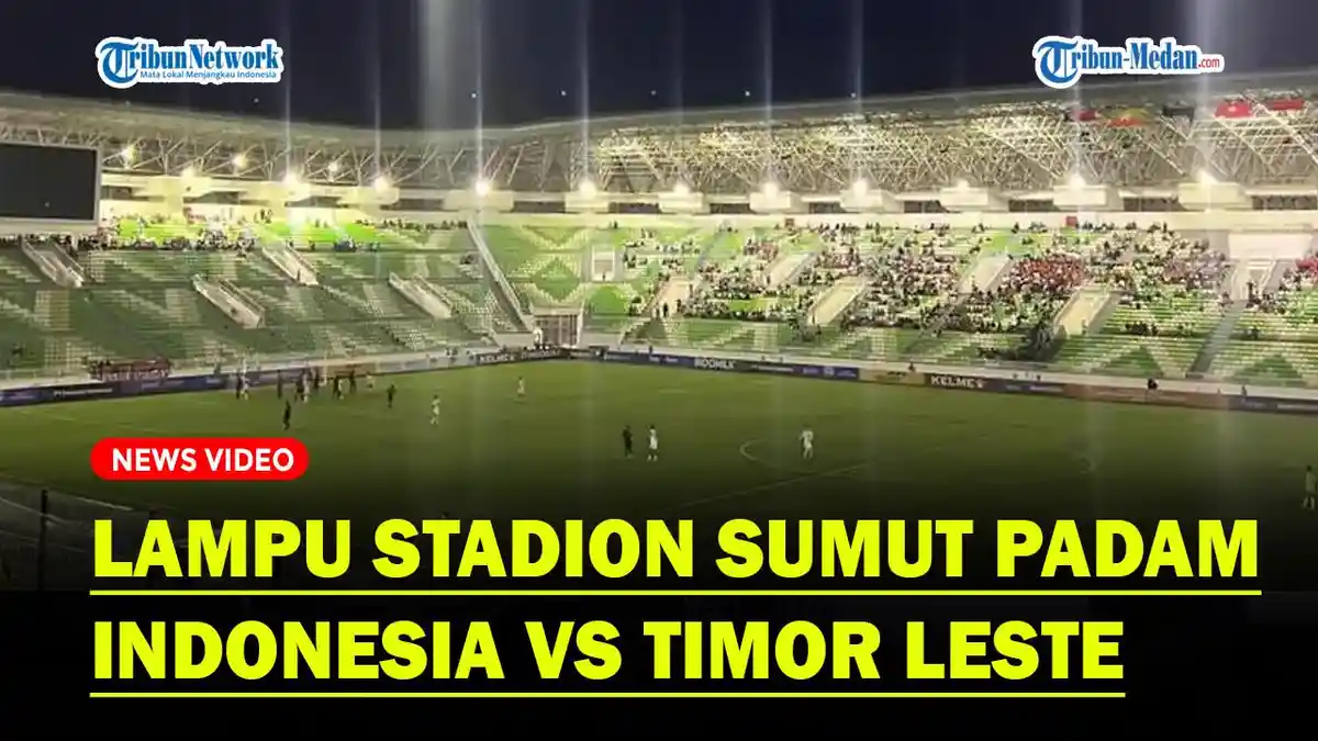 Nova Arianto Soroti Lampu Stadion Utama Sumut Padam saat Indonesia Vs Timor Leste
