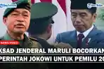 KSAD Jenderal Maruli Simanjuntak Bocorkan Perintah Langsung Jokowi ke TNI Untuk Pemilu 2024