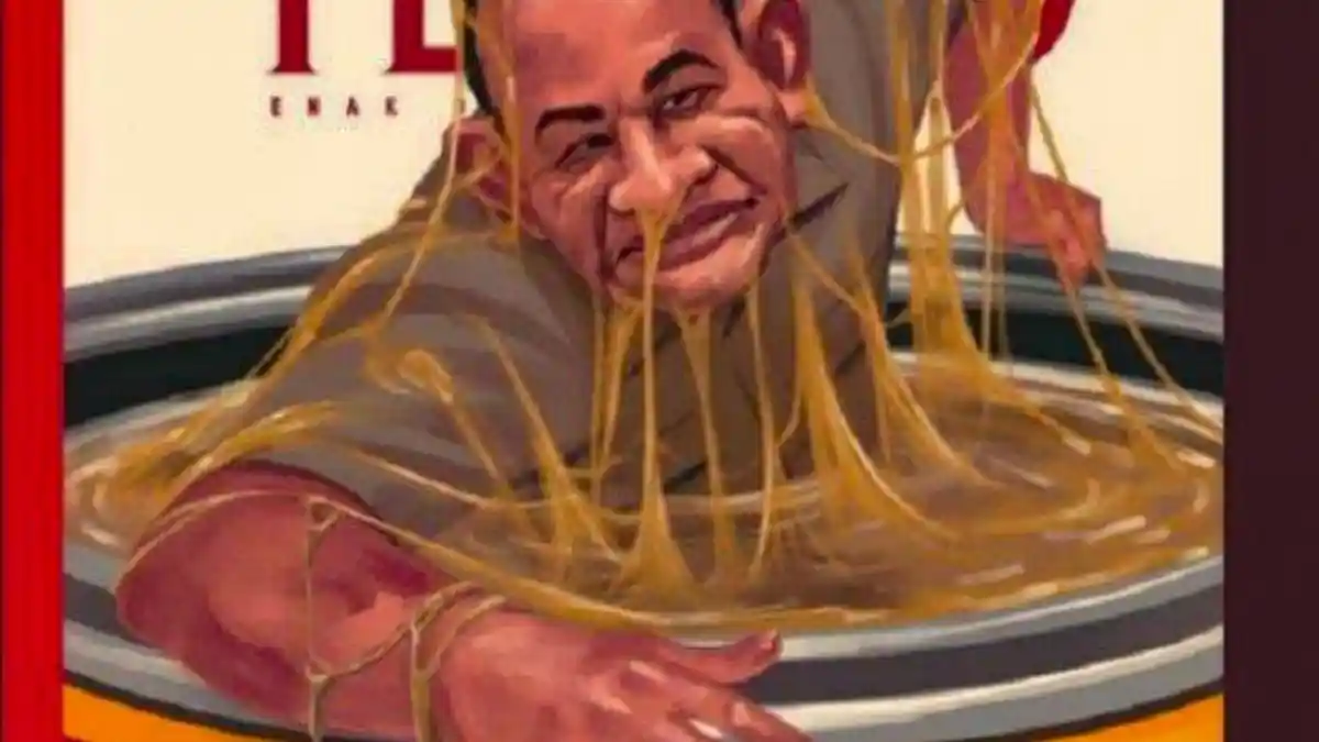 GUBERNUR Anies Baswedan Tanggapi Majalah Tempo yang Bikin Gambar Karikatur Dirinya Tenggelam di Lem