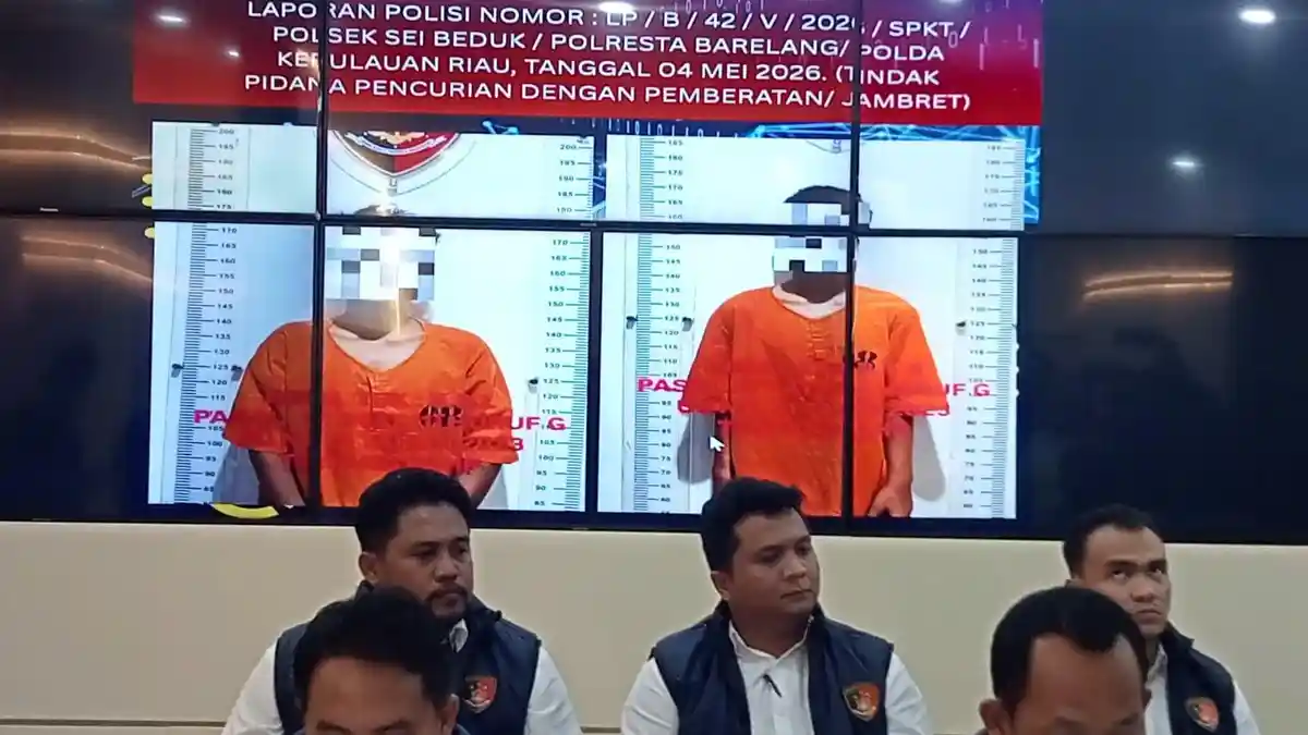 Daftar 7 Berita Pilihan Hari Ini, Niat Cari Kerja, 2 Pria Asal Belawan Jadi Jambret di Batam