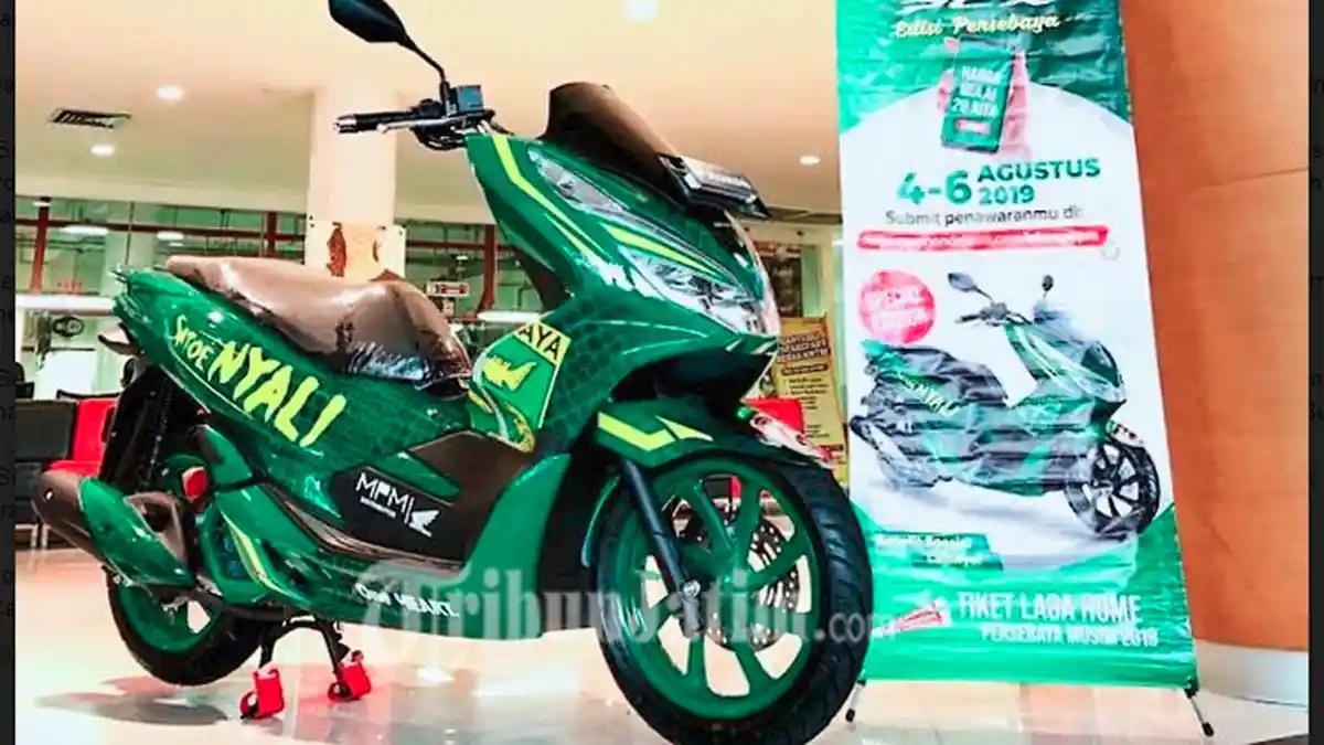 MPM Luncurkan Honda PCX 150 Spesial Persebaya, Siap Lelang Minggu Besok, Intip Langsung di Sini
