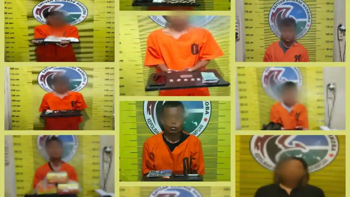 Berantas Narkoba, Polres Padangsidempuan Tangkap 14 Tersangka