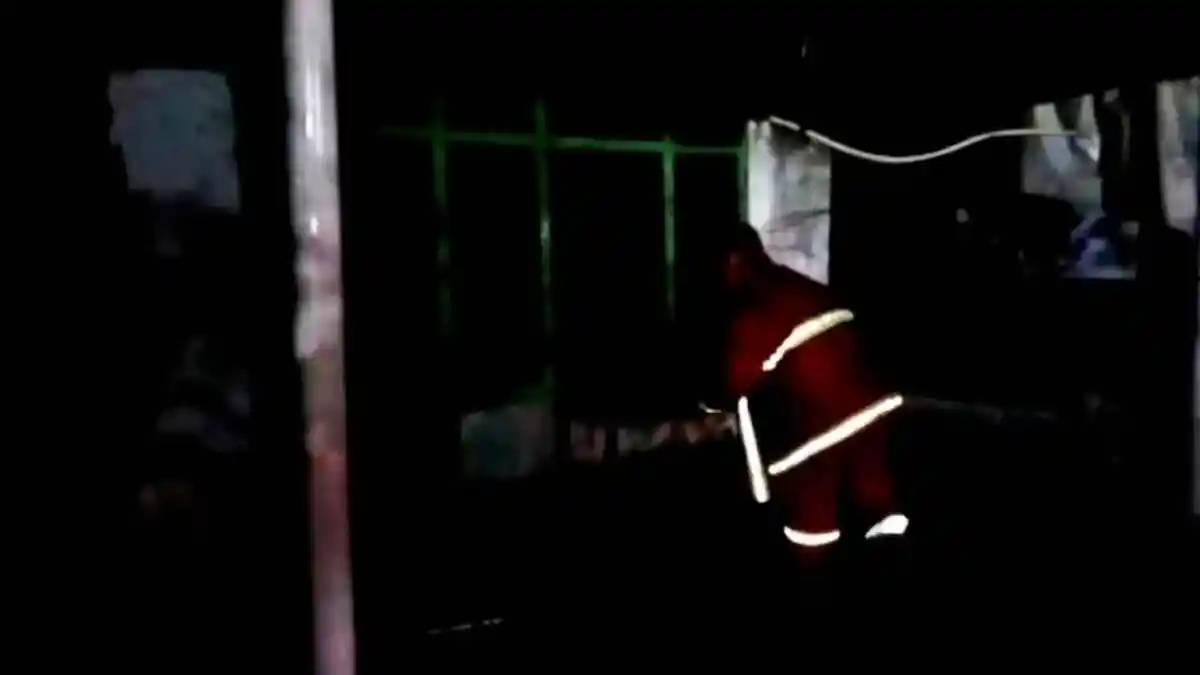 Satu Rumah di Merbau Mataram Lampung Selatan Terbakar, Kerugian Mencapai Rp 100 Juta
