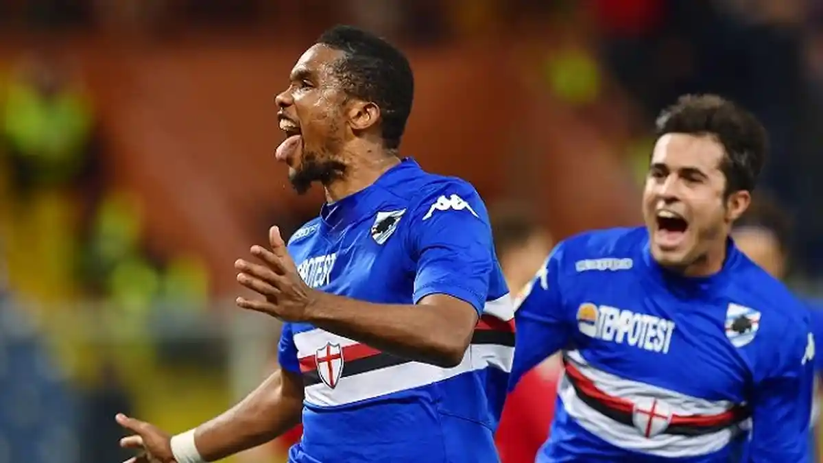 Samuel Etoo Pecahkan Kebuntuan dengan Cetak Gol di Laga Lawan Cagliari