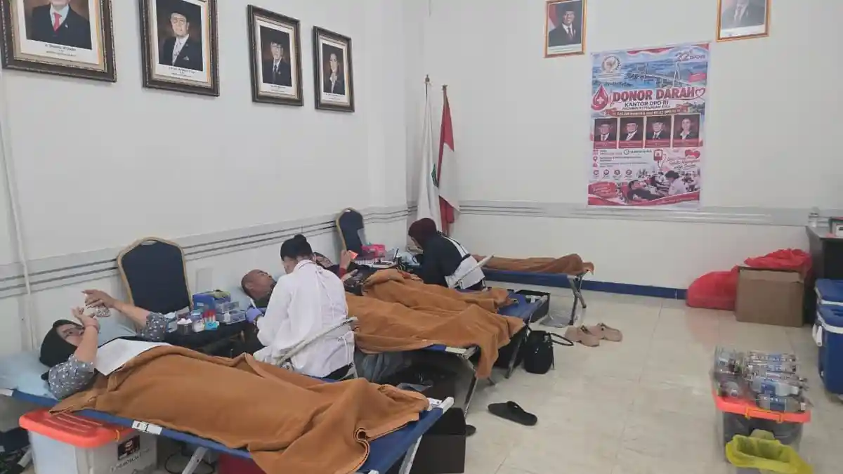 Aksi Donor Darah DPD RI Kepri Berhasil Kumpulkan 36 Kantong Darah untuk ...