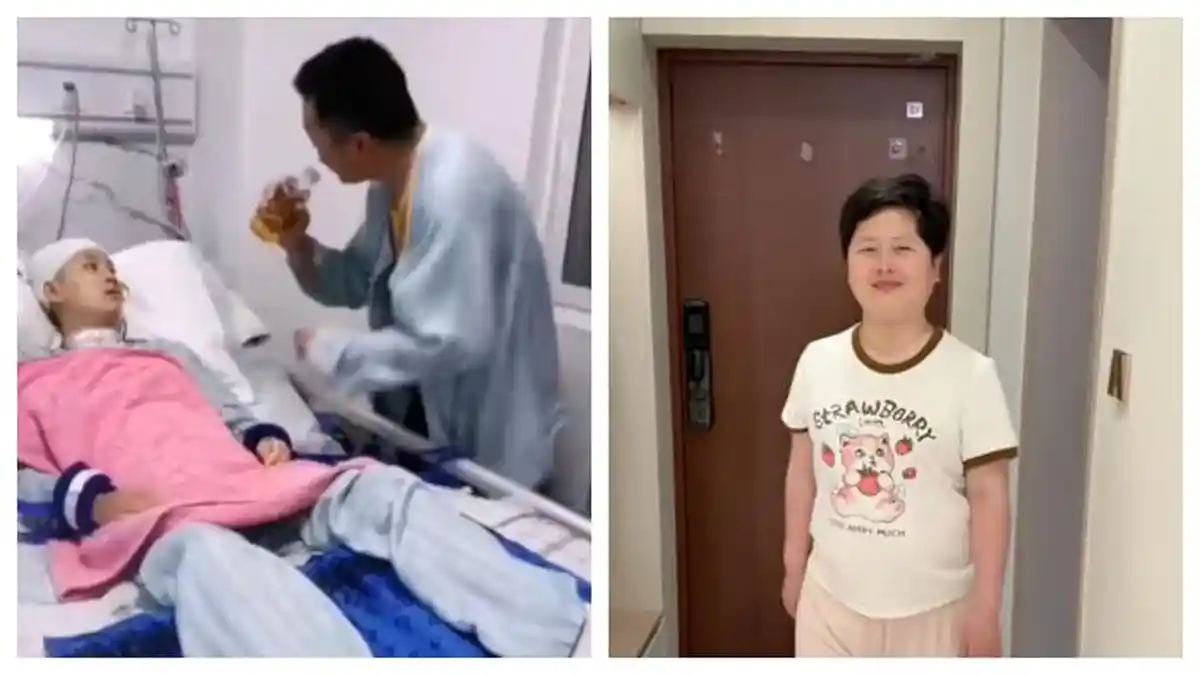 Suami di Tiongkok Sabar Merawat Istri Saat Sakit Kanker Hingga Kembali Sehat dan Ceria