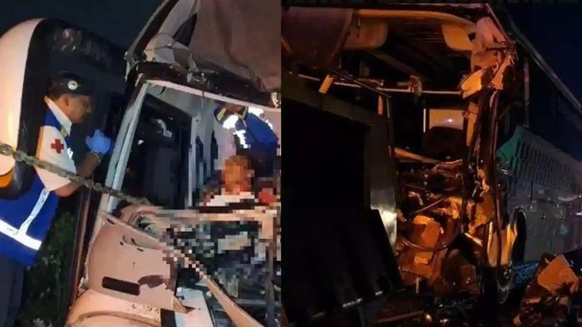 DAFTAR Korban Kecelakaan Maut Bus Tabrak Truk di Tol Cipularang, Sopir Terjepit, Kernet Tewas
