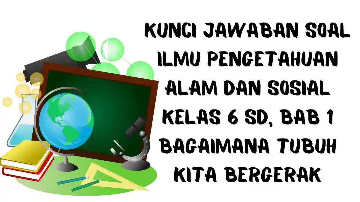 Kunci Jawaban Soal Ilmu Pengetahuan Alam dan Sosial Kelas 6 SD, BAB 1 ...