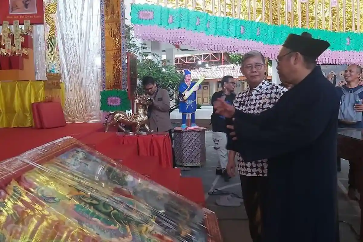 Tingkatkan Perekonomian, Pj Wali Kota Tegal Apresiasi Kegiatan Sejit Kongco Ceng Gwan Cin Kun