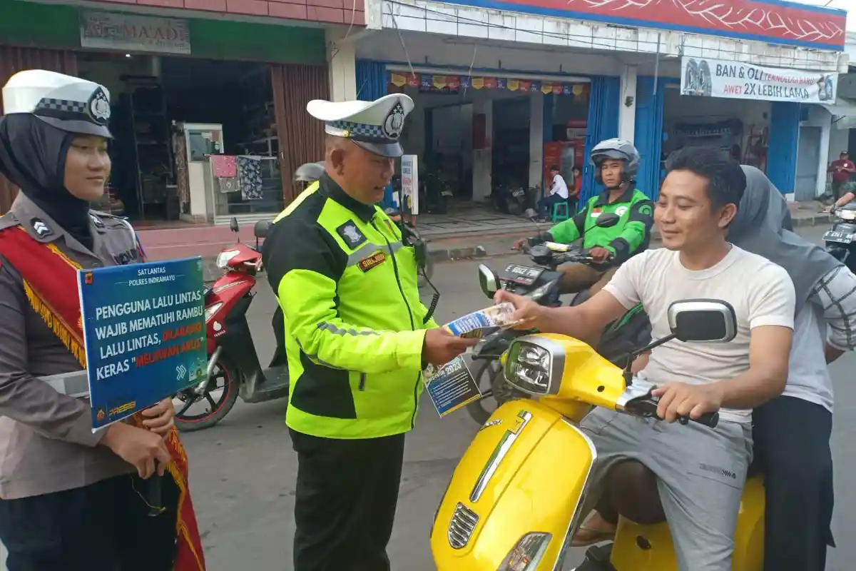 Tiga Hari Operasi Patuh Lodaya di Indramayu, Puluhan Kendaraan Kena Tilang, Rata-rata Melanggar Ini