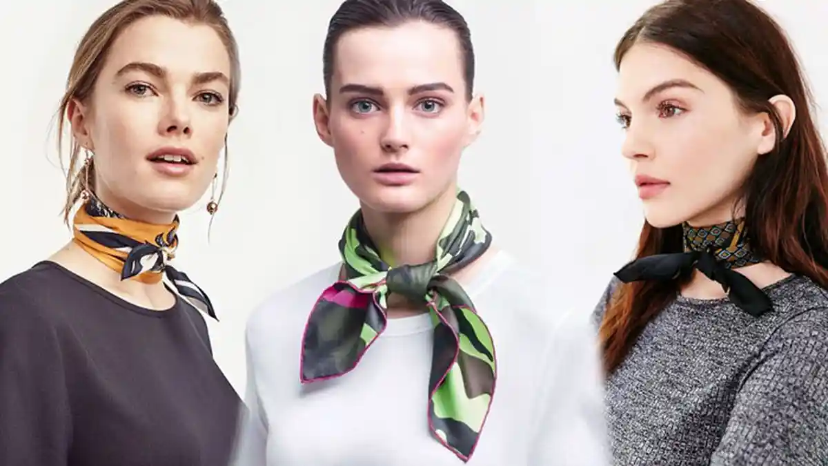 Tutorial Mengenakan Scarf 'Handkerchief' dari Sapu Tangan, Bikin Tampilanmu Vintage Banget!