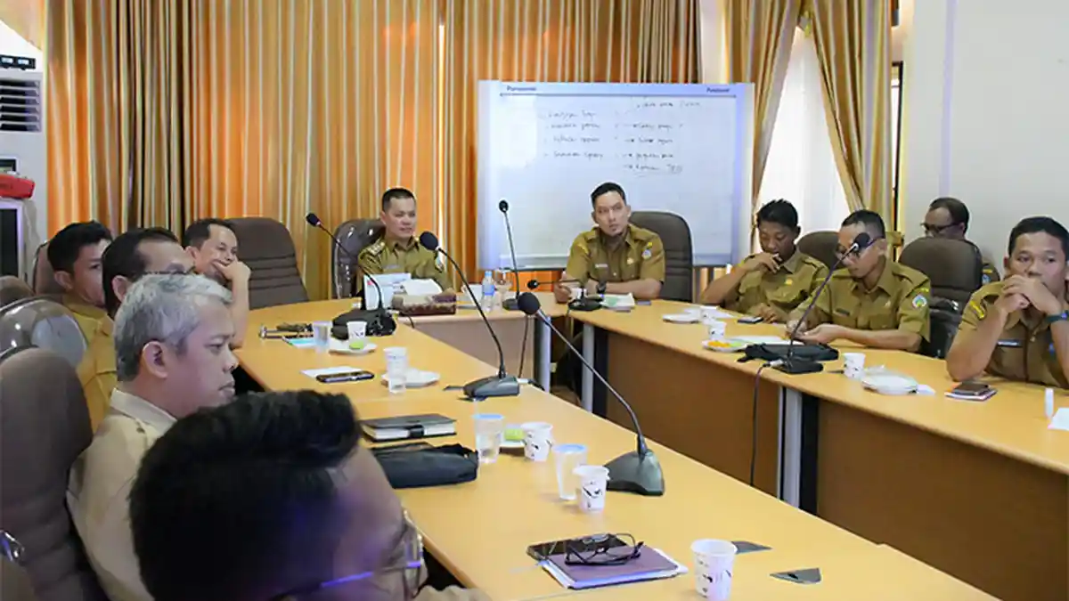 Pemkab Kayong Utara Gelar Rakor Pengendali Inflasi Daerah Secara Virtual dengan Kemendagri