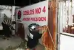 Masa Tenang Sejumlah Alat Peraga Kampanye Diturunkan