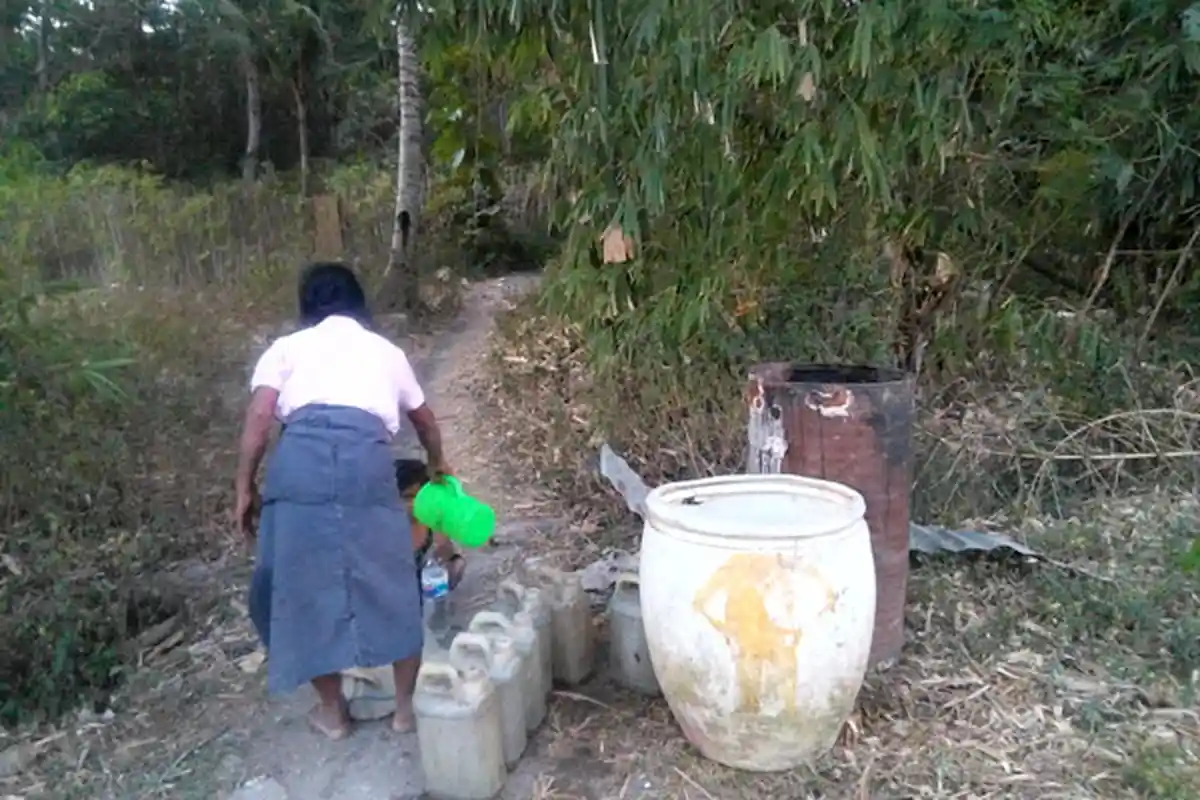 2.708 Jiwa Penduduk di Sumba Timur Menderita Kekurangan Air Bersih Akibat Kekeringan