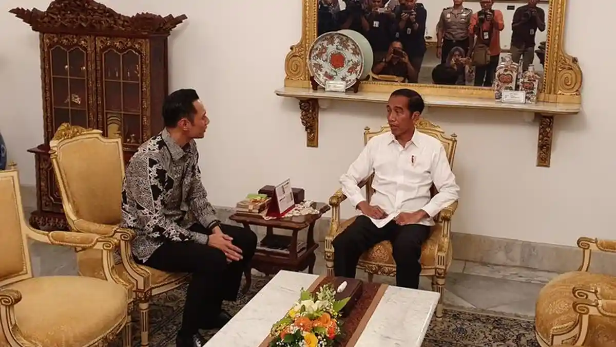 Makna Jokowi Bertemu AHY, TKN: Menurunkan Tensi Ketegangan