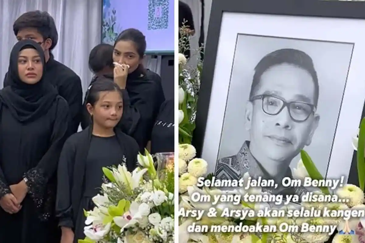 Keluarga Anang Hermansyah Ashanty Berduka, Arsya dan Arsyi Menangis Lihat Jenazah Benny Laos